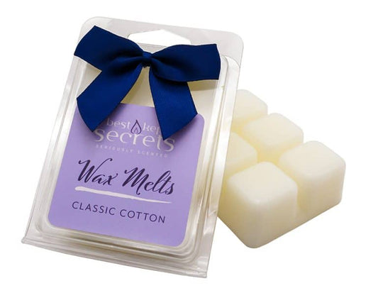 Best Kept Secrets | Wax Melt Cubes | Classic Cotton | The Gift Pod Morpeth