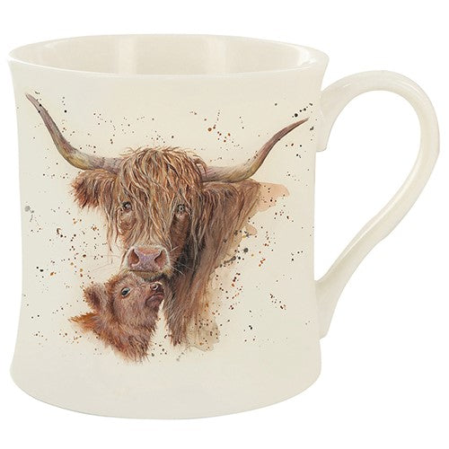 The Gift Pod Morpeth | Bree Merryn design | Fine China Mug | Highland Cow 2