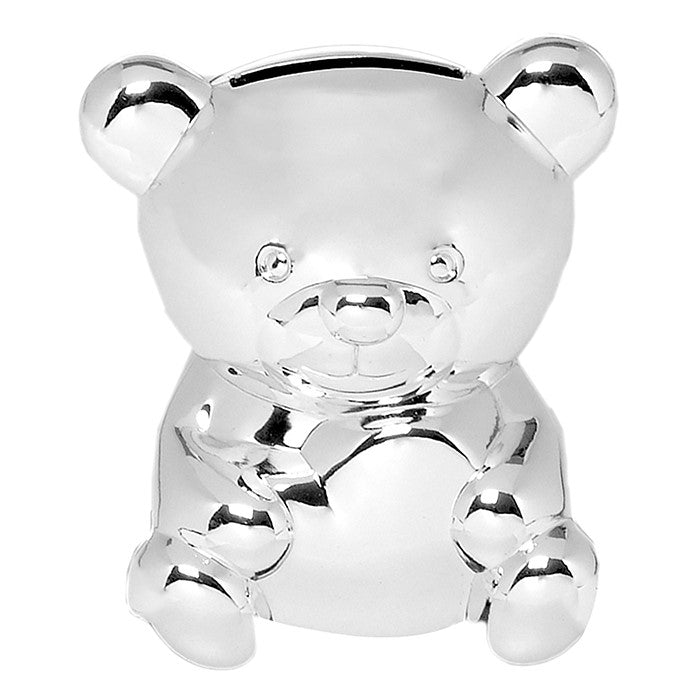 The Gift Pod Morpeth | My First Money Box | Silver Plated Money Box Christening Present