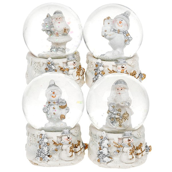 The Gift Pod - Morpeth - Golden Frosted Snow Globe