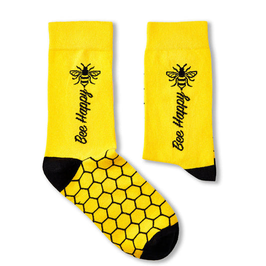 The Gift Pod | Morpeth | Novelty Socks | Bee Happy Socks