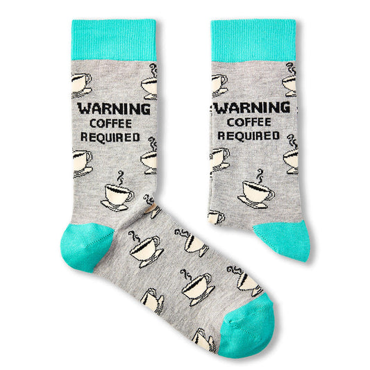 The Gift Pod | Morpeth | Novelty Socks | Warning Coffee Morning Socks