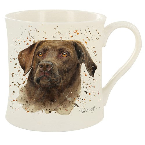 The Gift Pod Morpeth | Bree Merryn design | Fine China Mug | Brown Labrador Dog